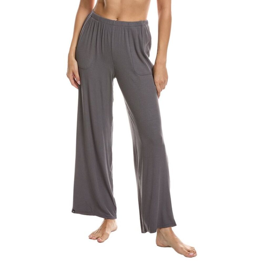 Barefoot Dreams Womens Malibu Collection Ultra Soft Rib Patch Pocket Pant